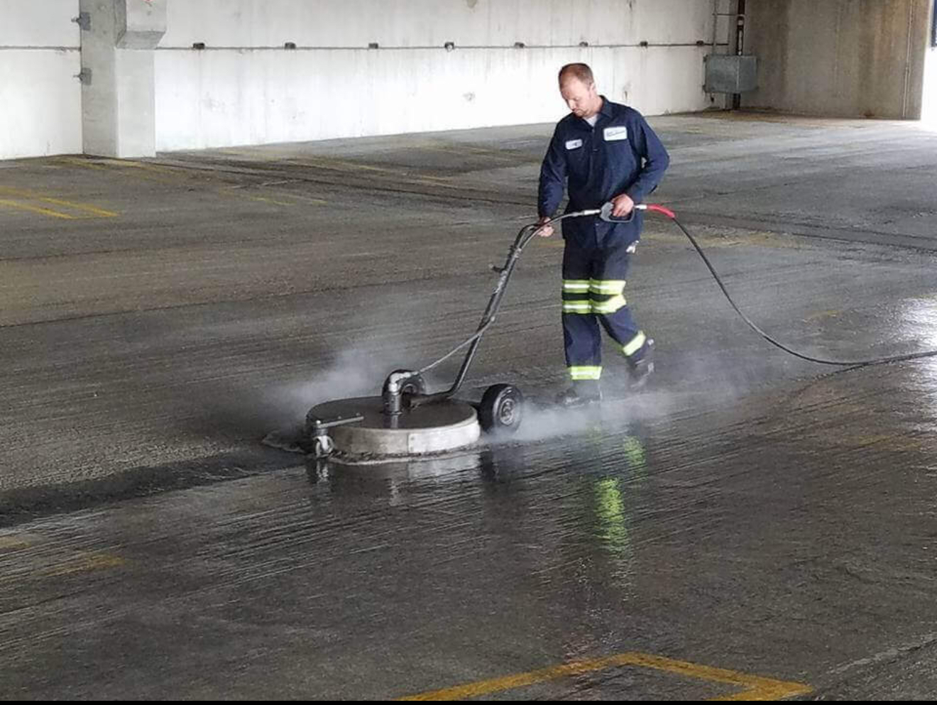 Pressure washing service
